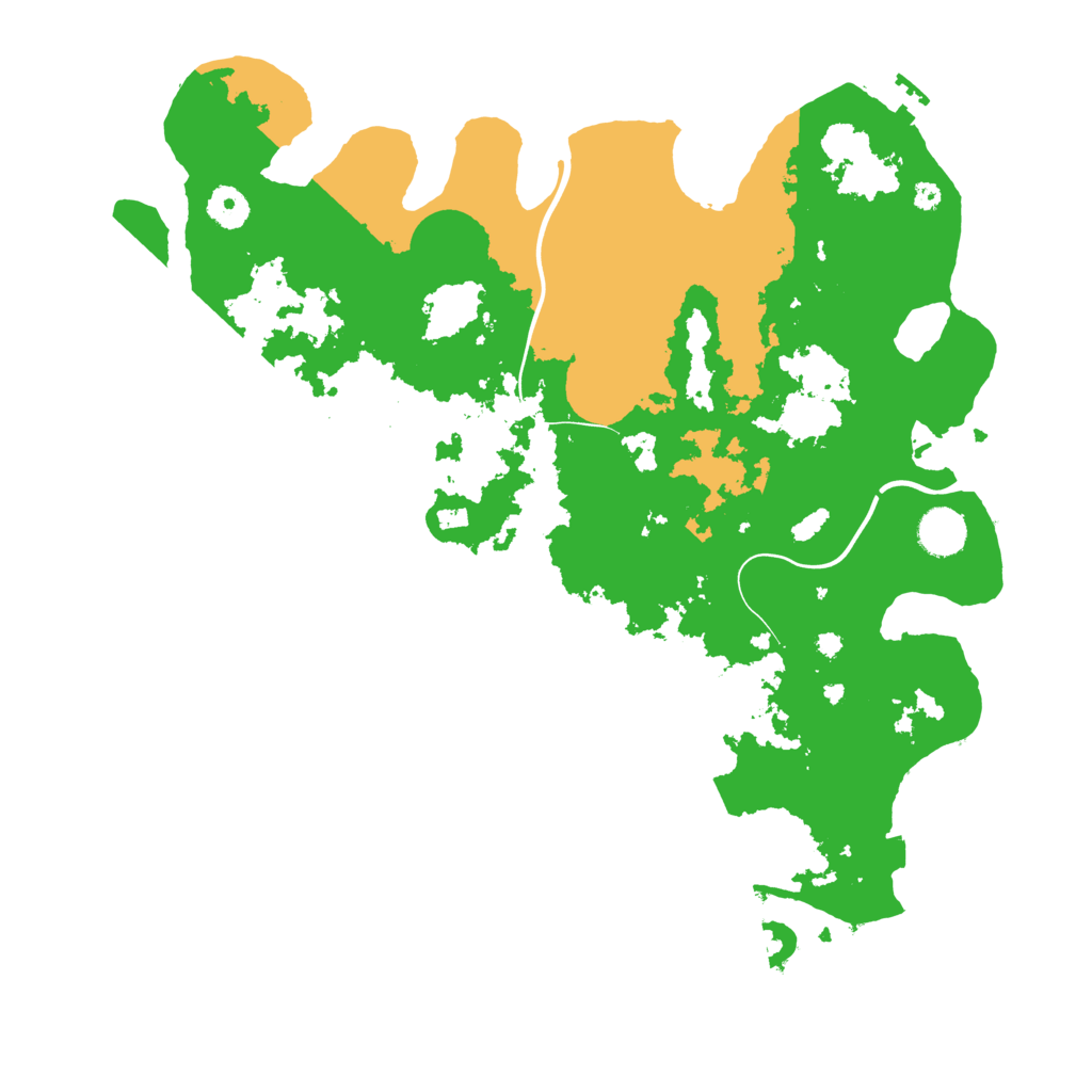 Biome Rust Map: Procedural Map, Size: 3950, Seed: 7144001