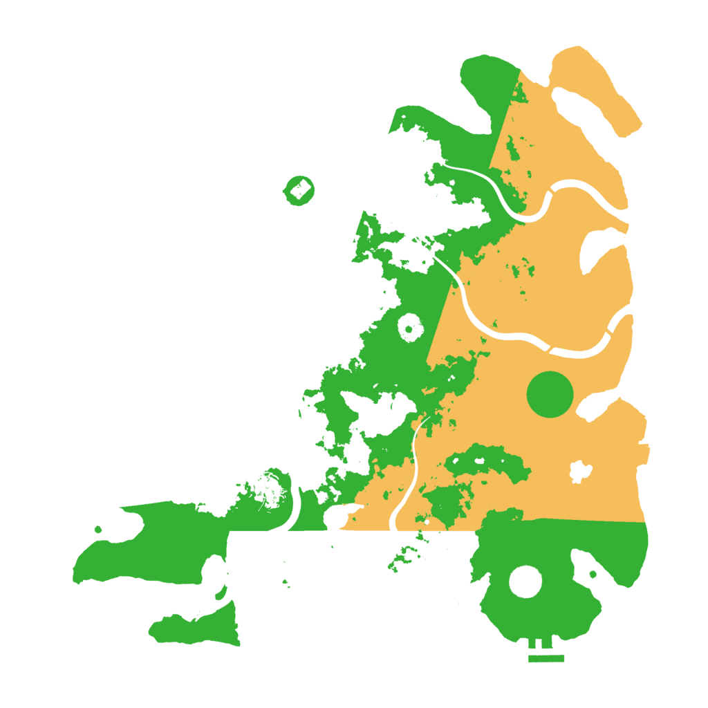 Biome Rust Map: Procedural Map, Size: 4000, Seed: 81320823