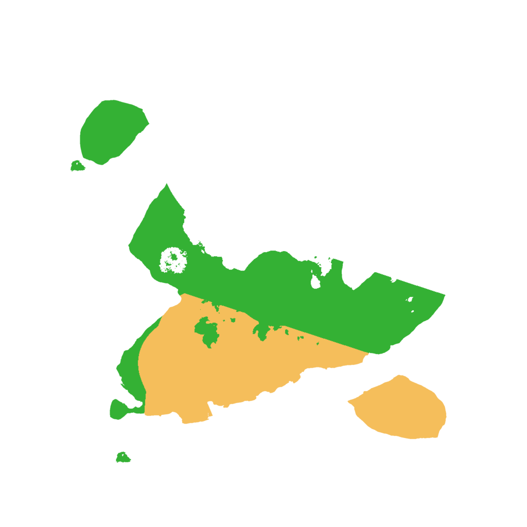 Biome Rust Map: Procedural Map, Size: 2000, Seed: 119347094