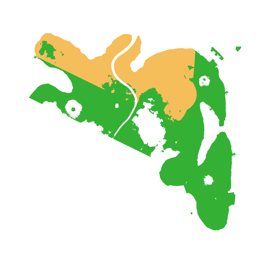 Biome Rust Map: Procedural Map, Size: 2500, Seed: 1492057813