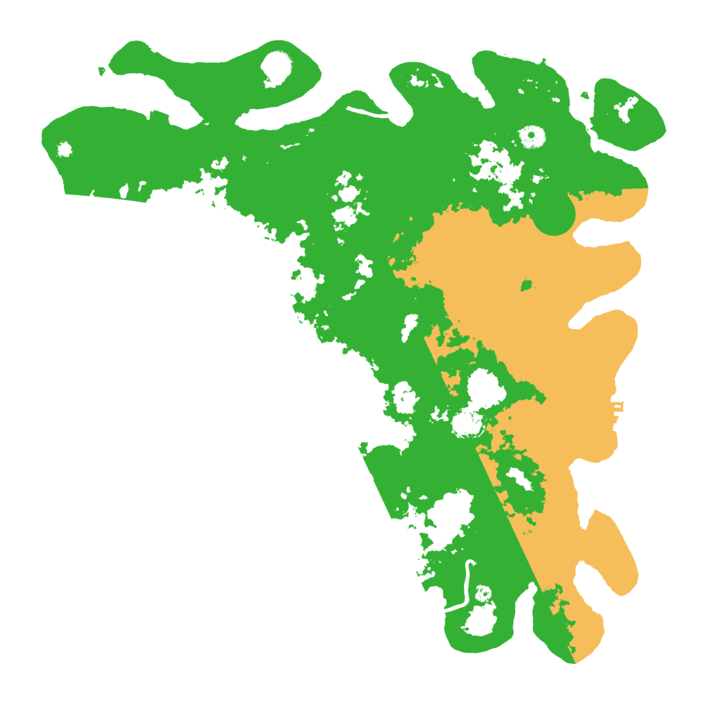 Biome Rust Map: Procedural Map, Size: 4300, Seed: 62012190
