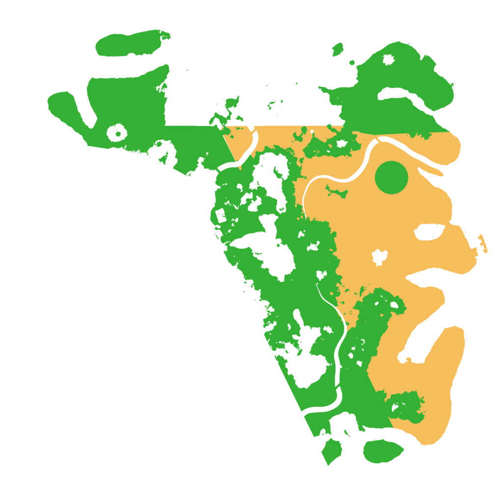 Biome Rust Map: Procedural Map, Size: 4000, Seed: 540014864