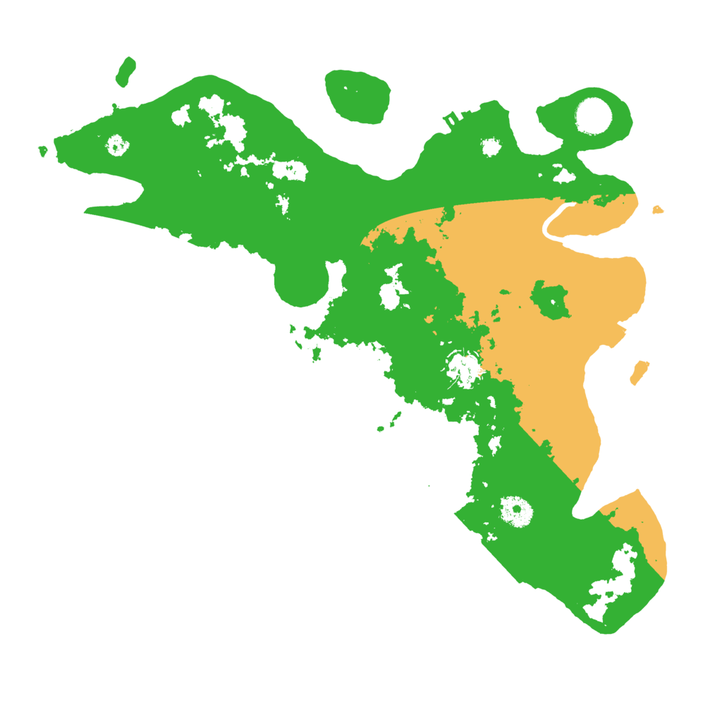 Biome Rust Map: Procedural Map, Size: 3500, Seed: 6638263