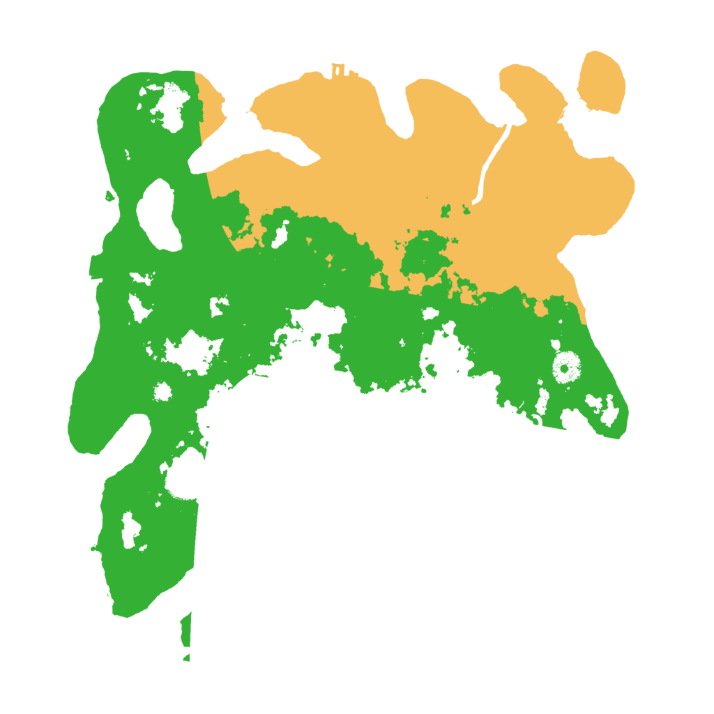 Biome Rust Map: Procedural Map, Size: 3500, Seed: 807238309