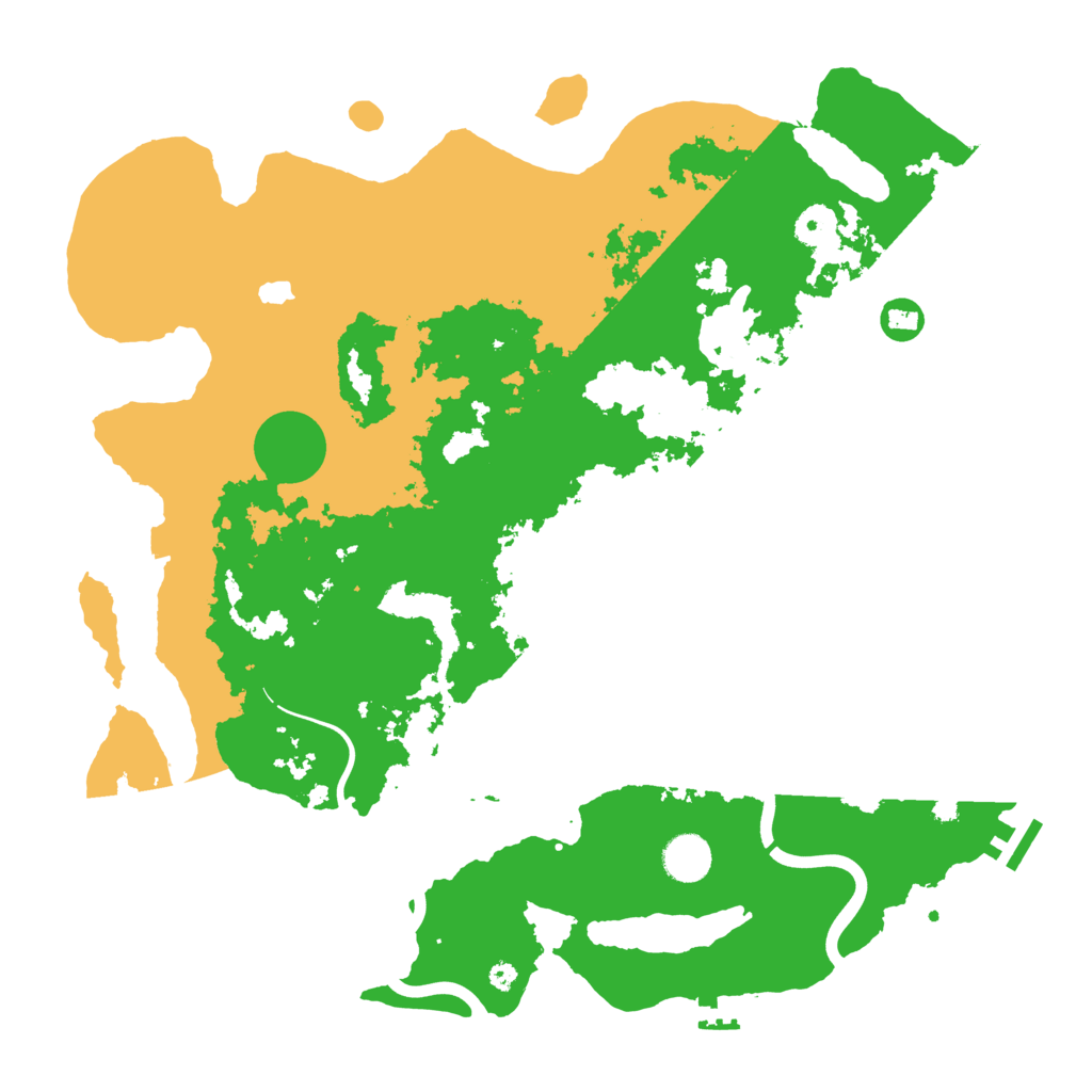 Biome Rust Map: Procedural Map, Size: 4000, Seed: 2001164276