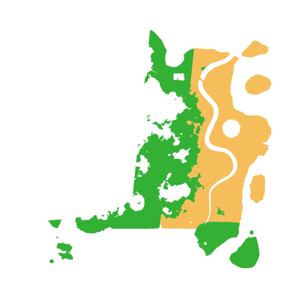 Biome Rust Map: Procedural Map, Size: 3000, Seed: 10700