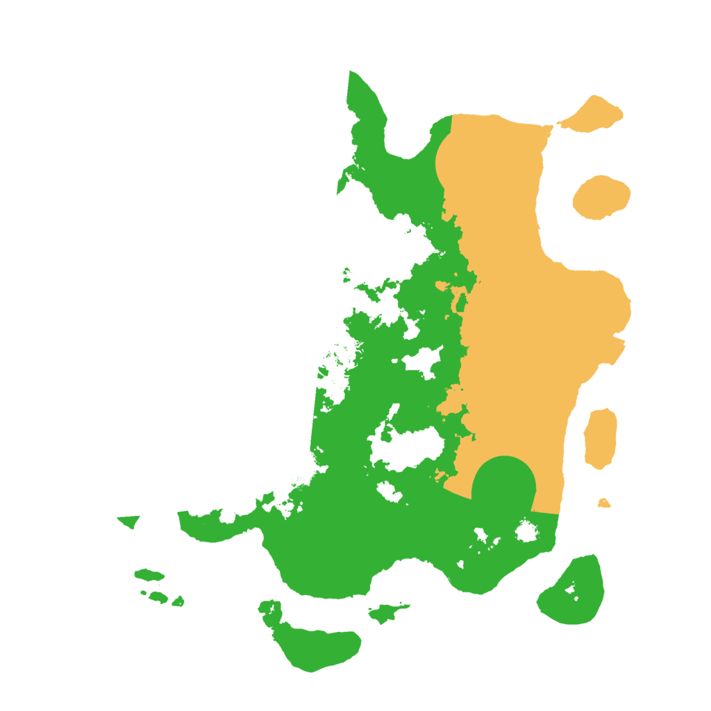 Biome Rust Map: Procedural Map, Size: 3000, Seed: 10700