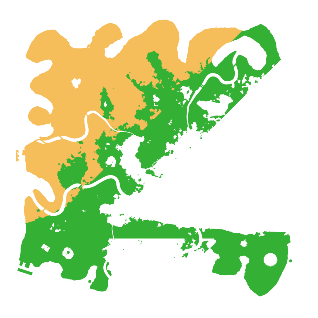 Biome Rust Map: Procedural Map, Size: 4250, Seed: 46126