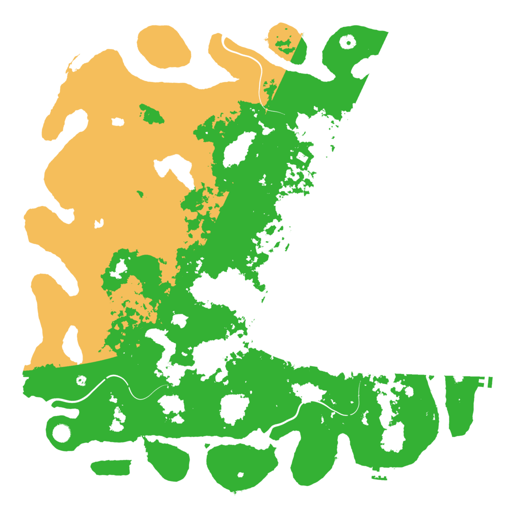 Biome Rust Map: Procedural Map, Size: 5000, Seed: 984967571