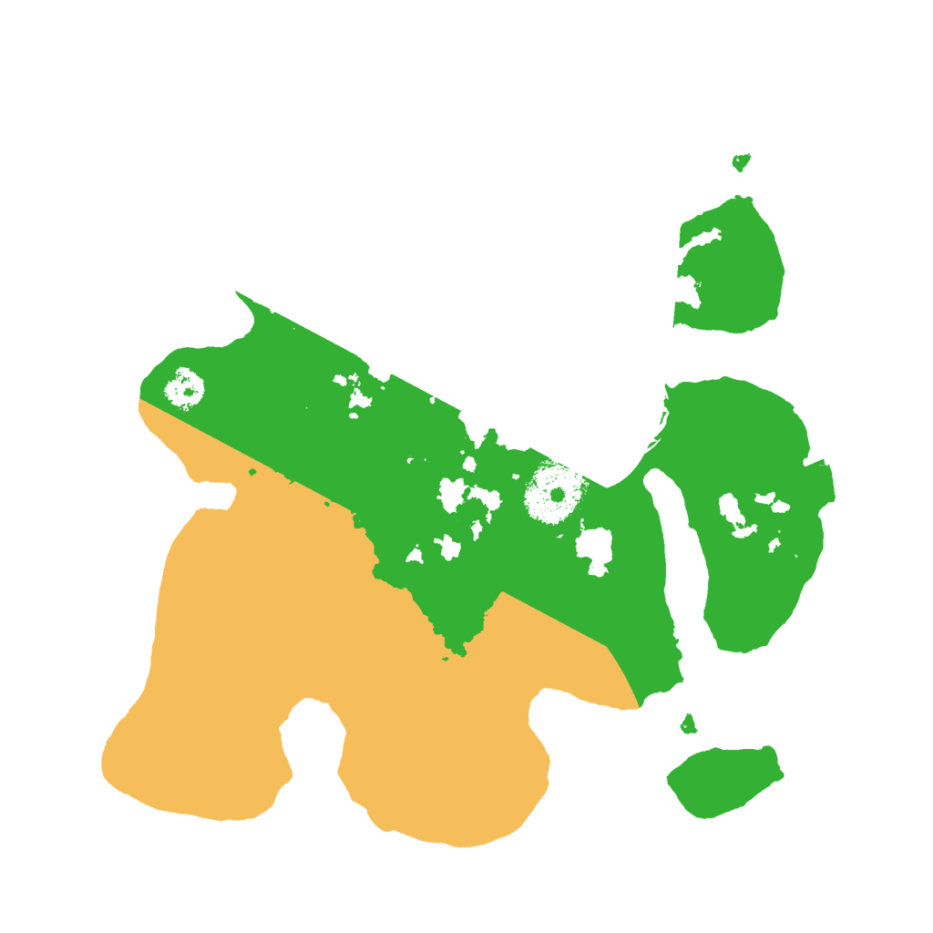 Biome Rust Map: Procedural Map, Size: 2499, Seed: 2115353398