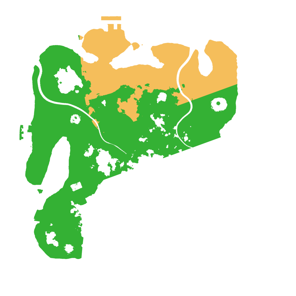 Biome Rust Map: Procedural Map, Size: 3000, Seed: 1782767931