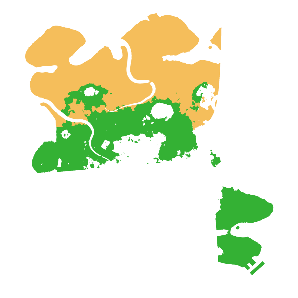 Biome Rust Map: Procedural Map, Size: 3500, Seed: 1502677797