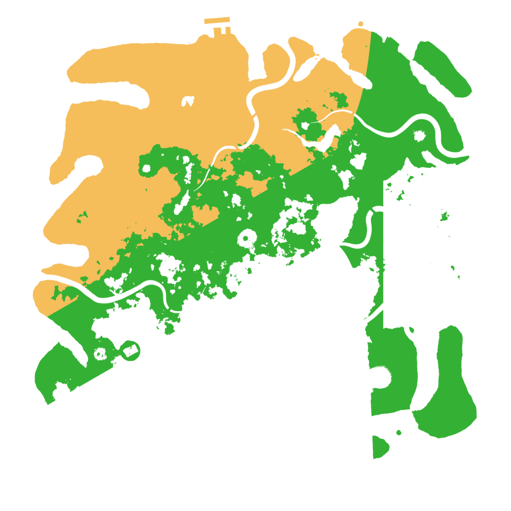 Biome Rust Map: Procedural Map, Size: 4050, Seed: 64654560
