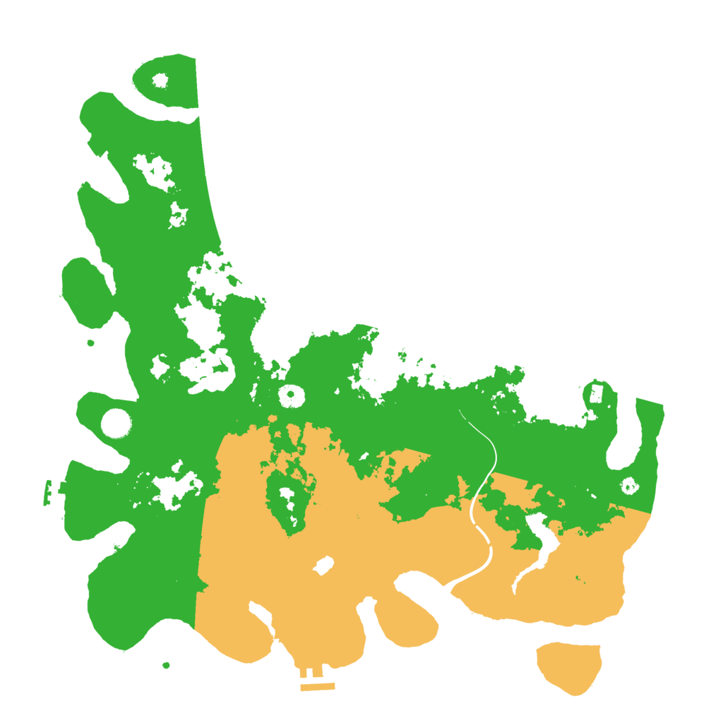 Biome Rust Map: Procedural Map, Size: 4250, Seed: 324913844