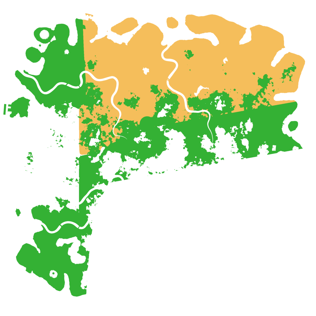 Biome Rust Map: Procedural Map, Size: 6000, Seed: 1874426320