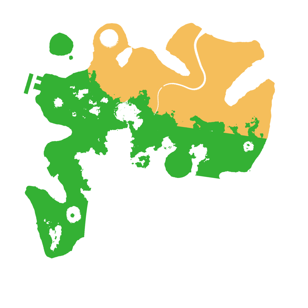 Biome Rust Map: Procedural Map, Size: 3000, Seed: 2462102