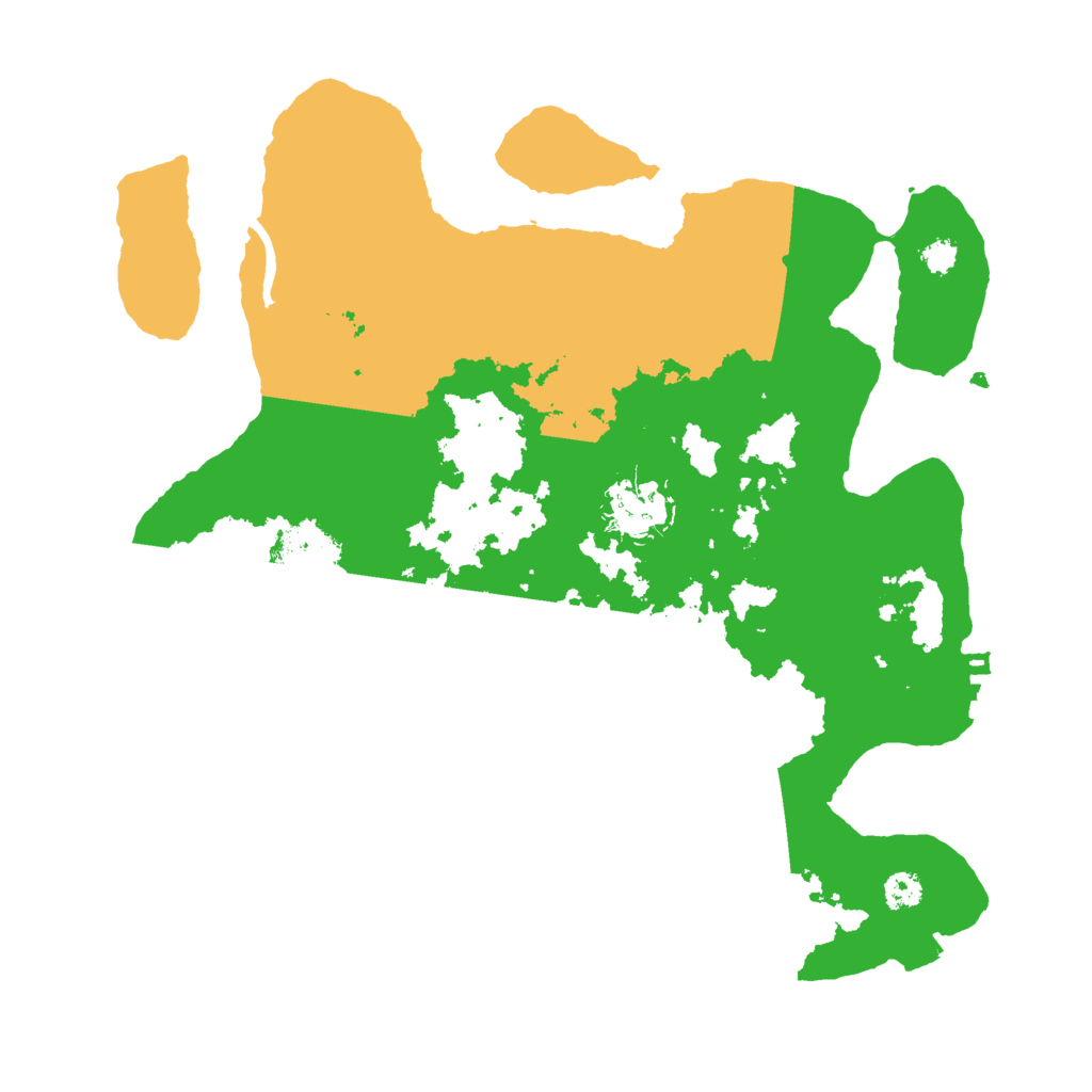 Biome Rust Map: Procedural Map, Size: 3000, Seed: 31252421