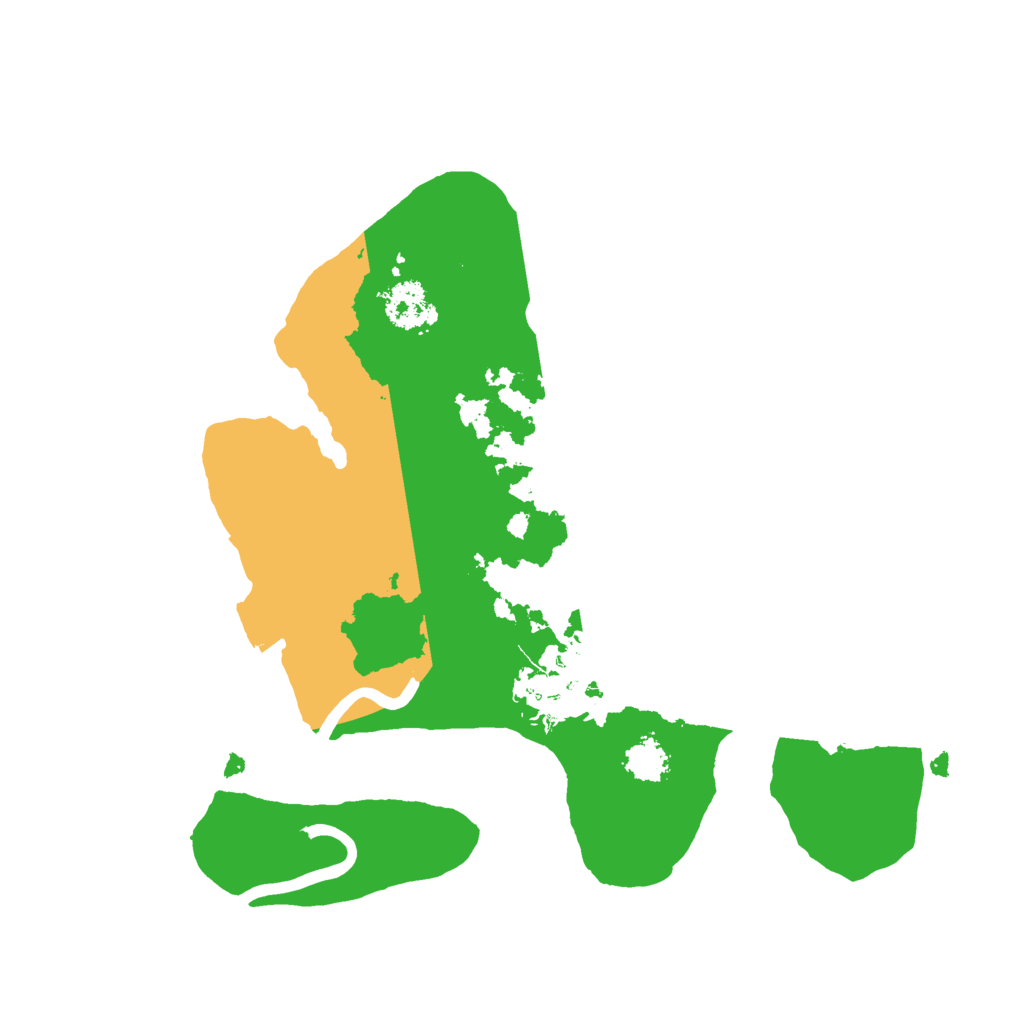 Biome Rust Map: Procedural Map, Size: 2200, Seed: 435685589