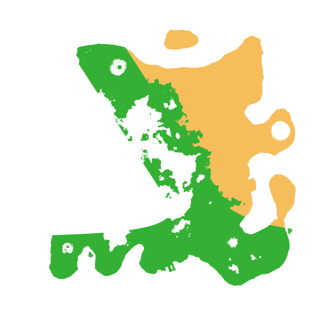 Biome Rust Map: Procedural Map, Size: 3000, Seed: 1397895166