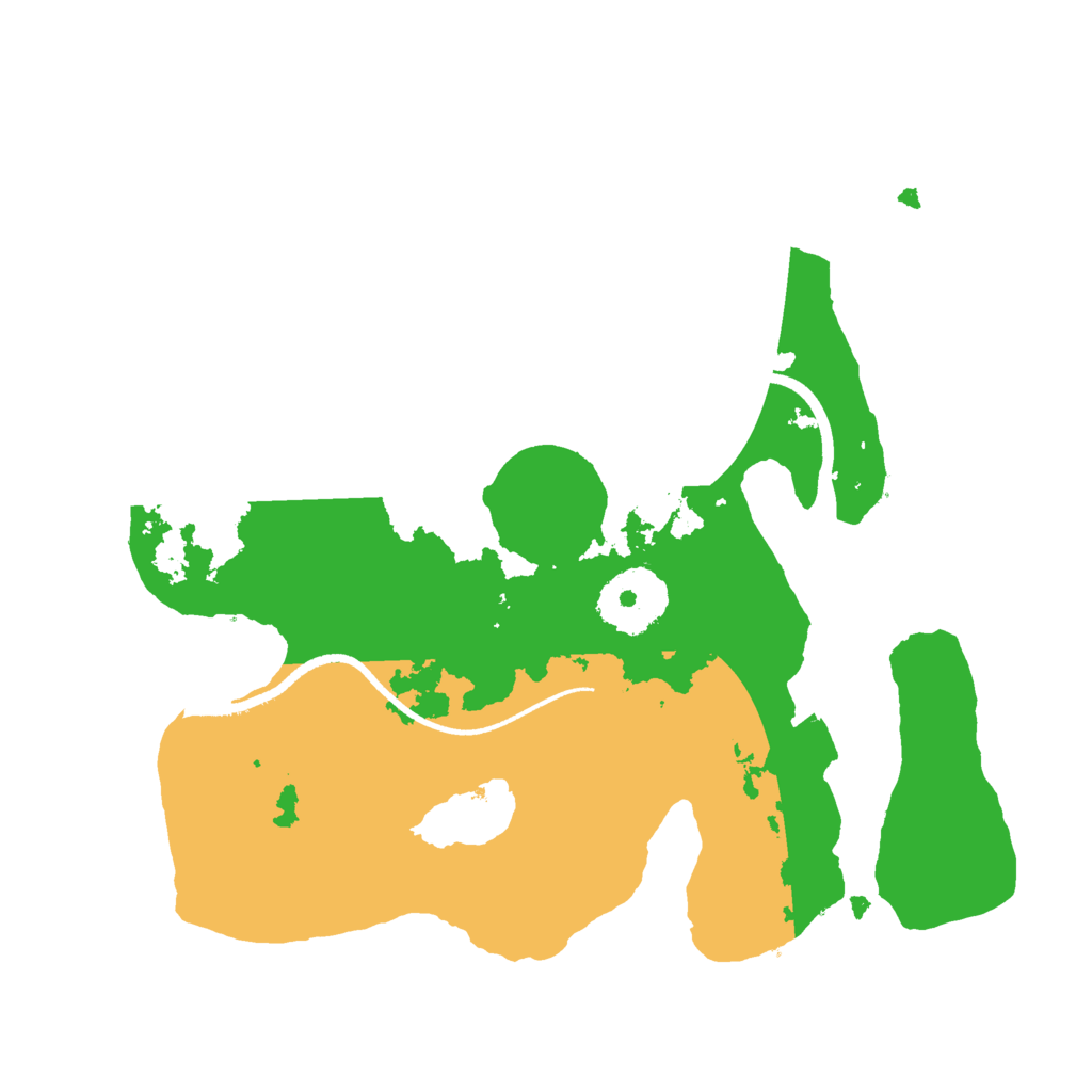 Biome Rust Map: Procedural Map, Size: 2500, Seed: 159753345