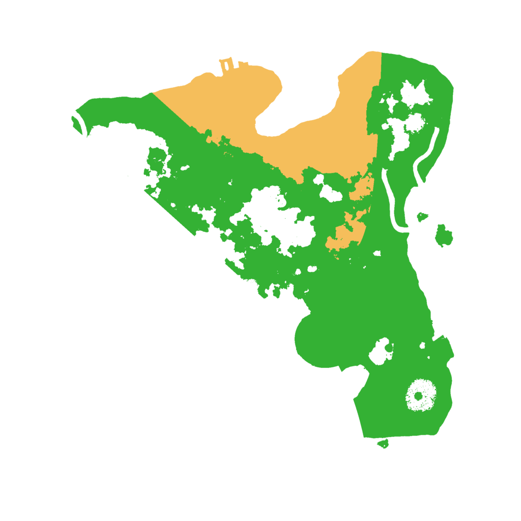 Biome Rust Map: Procedural Map, Size: 2500, Seed: 662178620