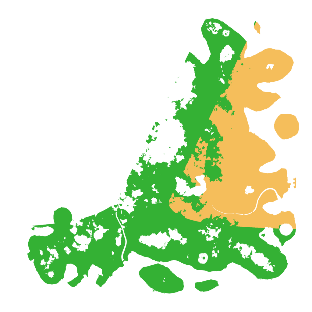 Biome Rust Map: Procedural Map, Size: 4500, Seed: 1783765754