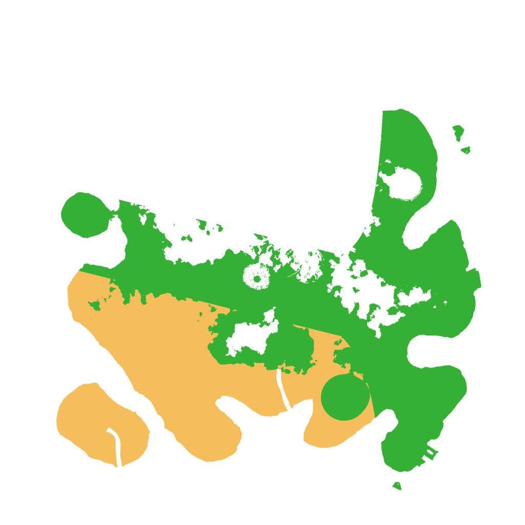 Biome Rust Map: Procedural Map, Size: 3000, Seed: 4591863