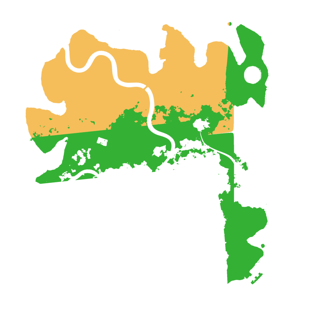 Biome Rust Map: Procedural Map, Size: 3250, Seed: 502260142