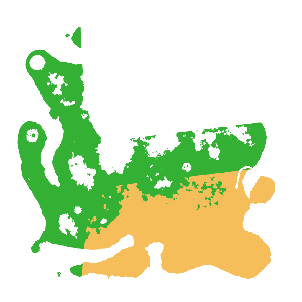 Biome Rust Map: Procedural Map, Size: 3500, Seed: 1240837714