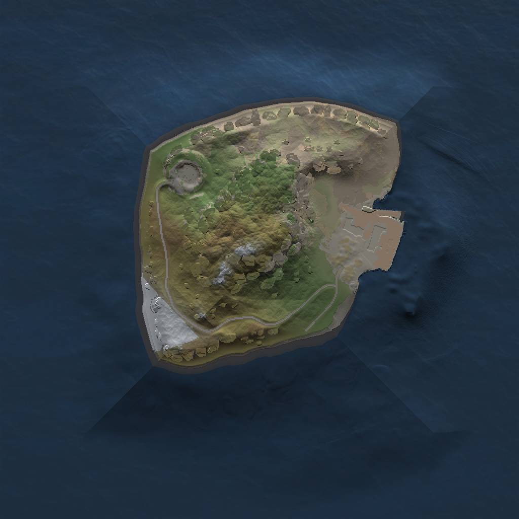 Rust Map: Procedural Map, Size: 1000, Seed: 1602006862, 3 Monuments