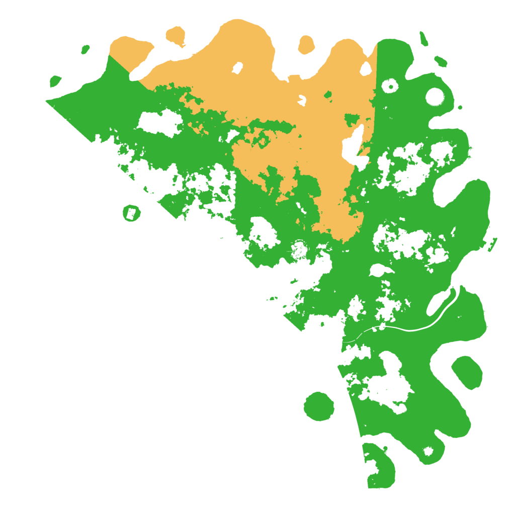 Biome Rust Map: Procedural Map, Size: 5000, Seed: 673055278