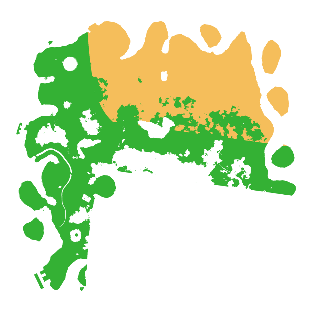 Biome Rust Map: Procedural Map, Size: 4000, Seed: 17278