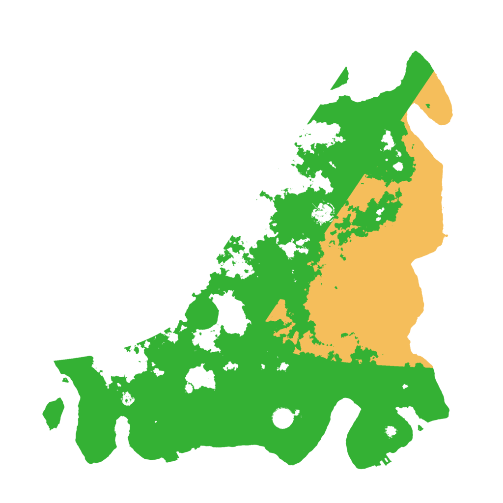 Biome Rust Map: Procedural Map, Size: 4250, Seed: 12151