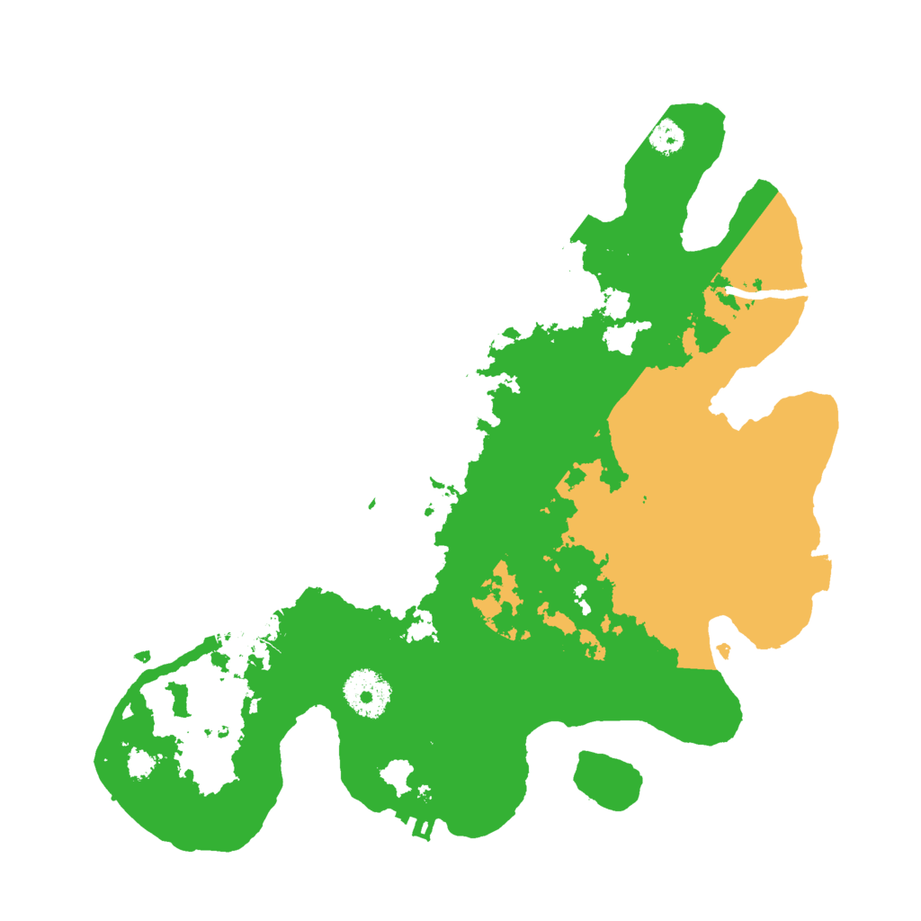Biome Rust Map: Procedural Map, Size: 3000, Seed: 399487175