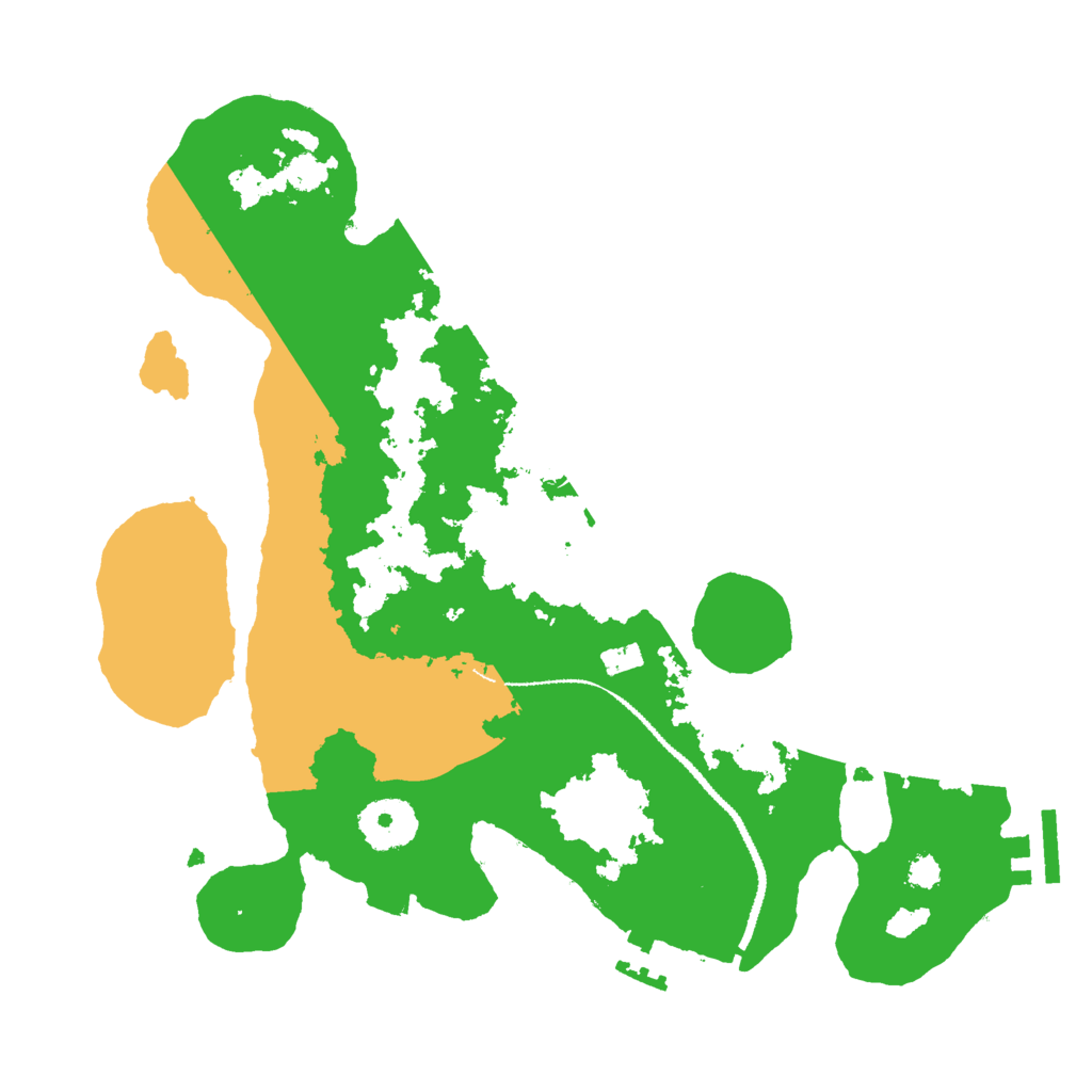 Biome Rust Map: Procedural Map, Size: 3000, Seed: 17476