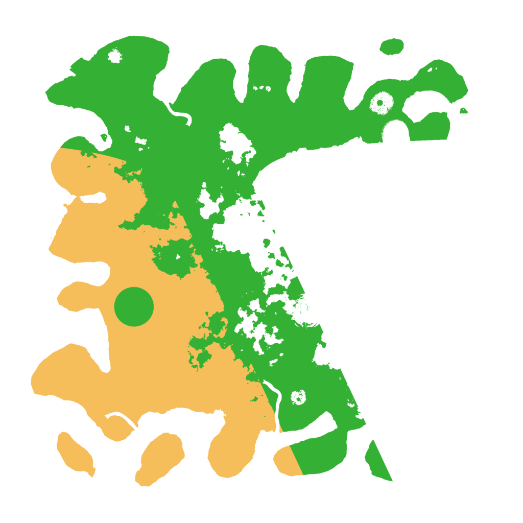 Biome Rust Map: Procedural Map, Size: 3500, Seed: 7532