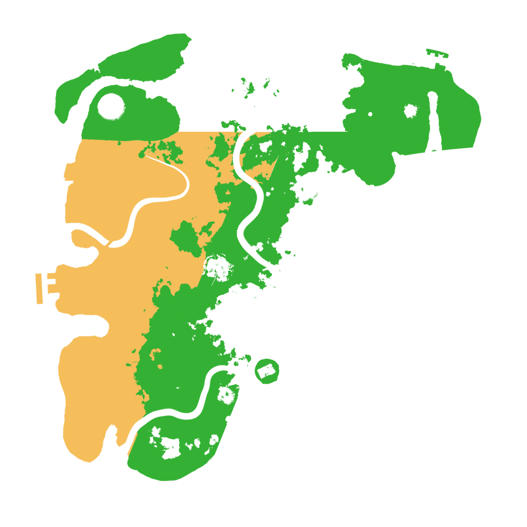 Biome Rust Map: Procedural Map, Size: 3500, Seed: 513438942