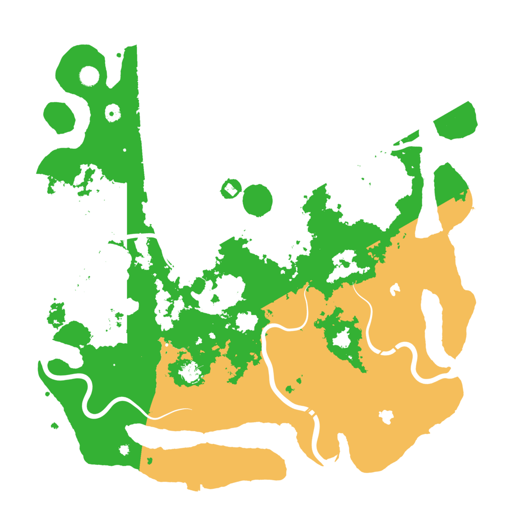 Biome Rust Map: Procedural Map, Size: 4500, Seed: 108639102