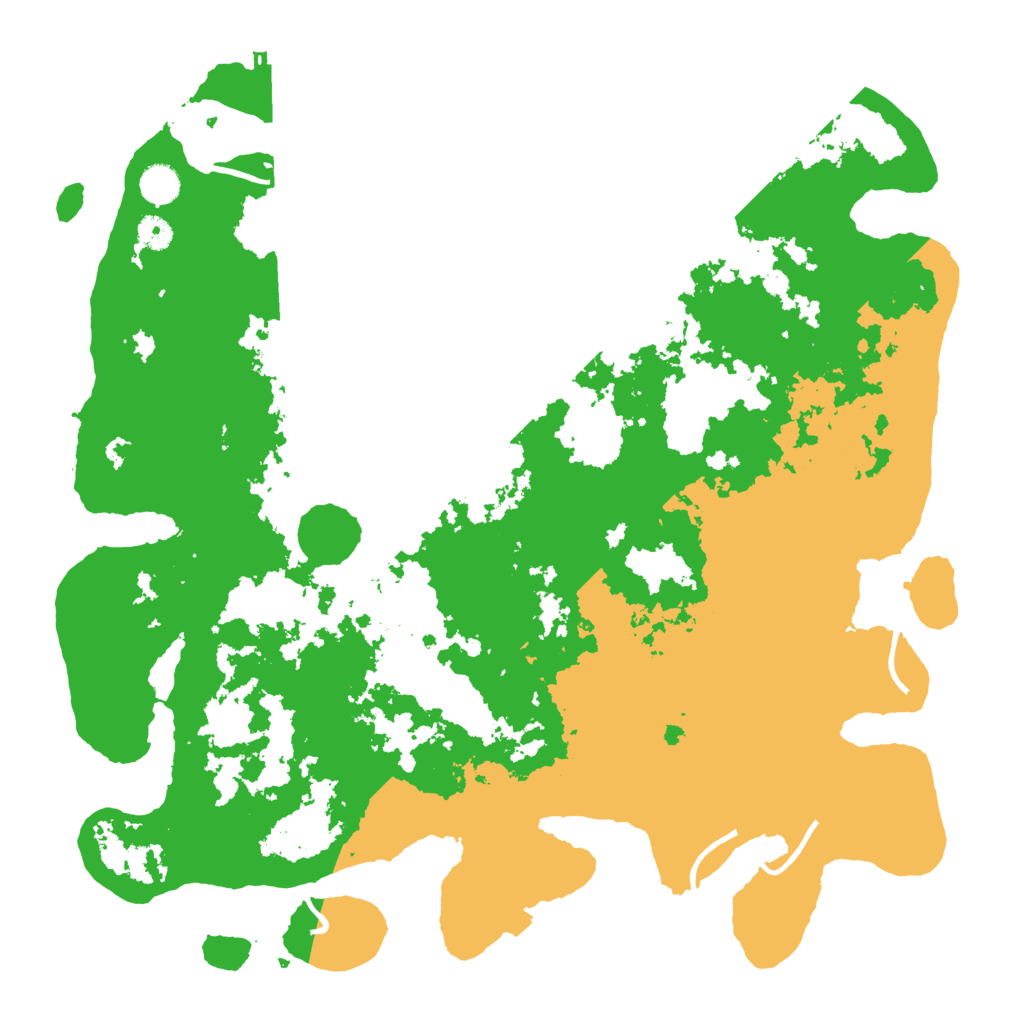 Biome Rust Map: Procedural Map, Size: 4500, Seed: 444467001