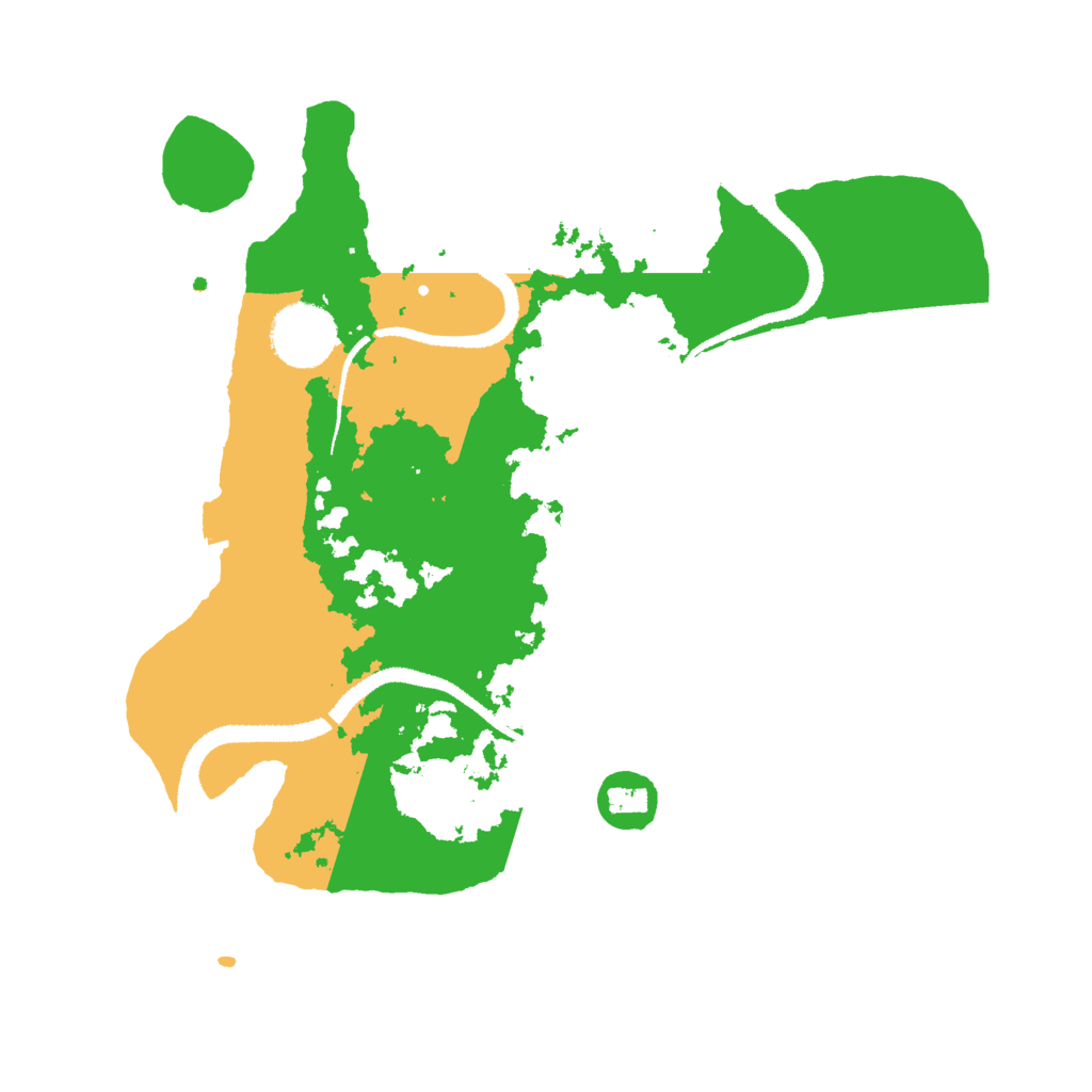 Biome Rust Map: Procedural Map, Size: 3000, Seed: 846478071