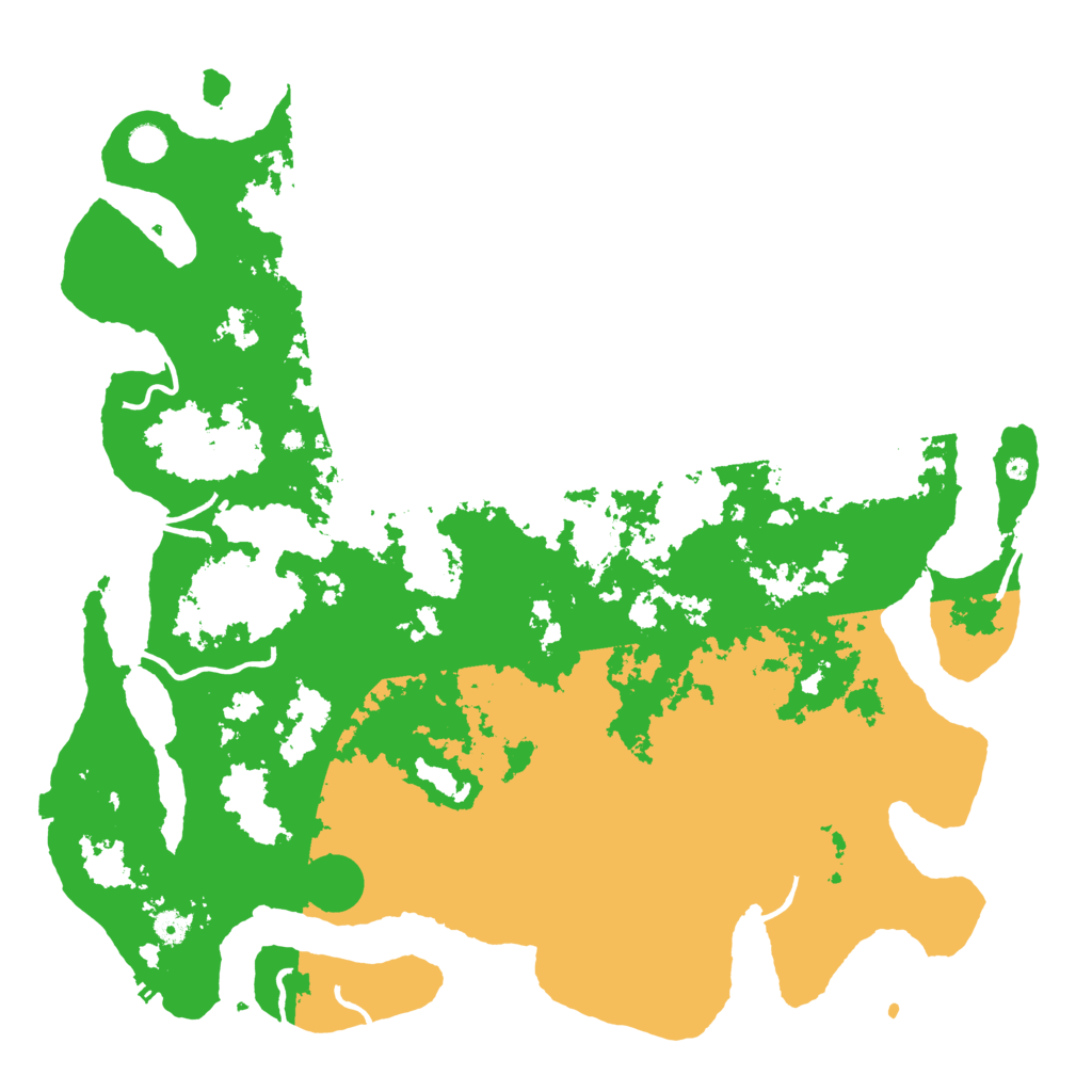 Biome Rust Map: Procedural Map, Size: 5000, Seed: 664644