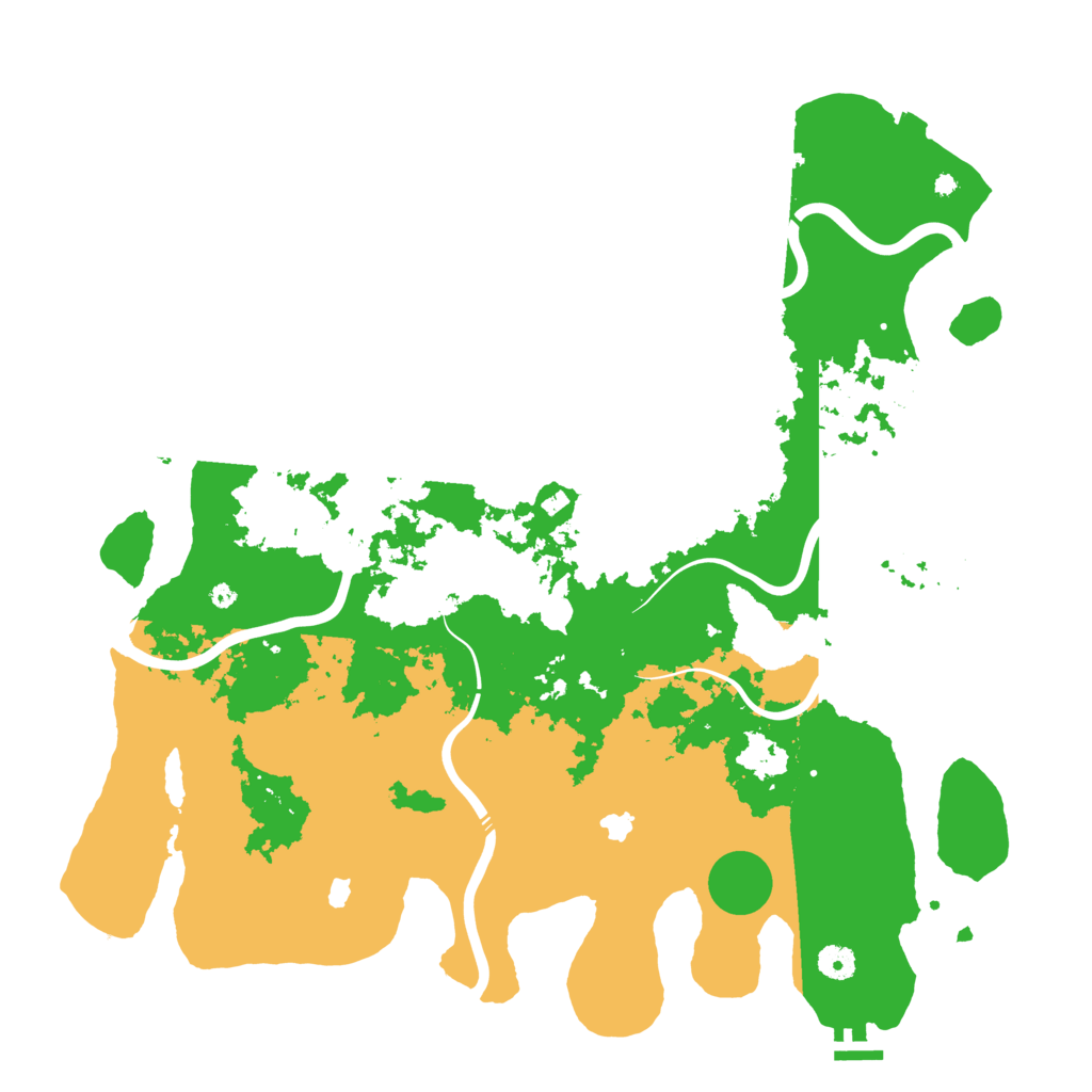 Biome Rust Map: Procedural Map, Size: 4500, Seed: 1899453568