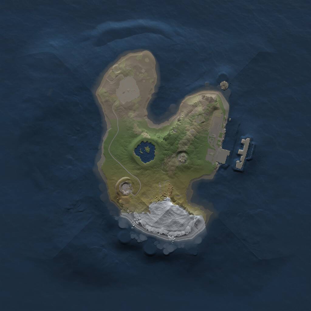 Rust Map: Procedural Map, Size: 1500, Seed: 1268638763, 2 Monuments