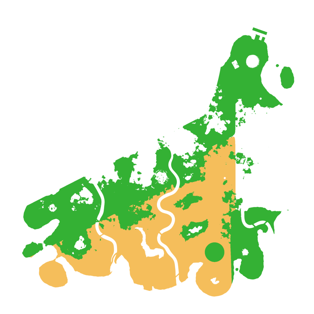 Biome Rust Map: Procedural Map, Size: 4250, Seed: 696969695