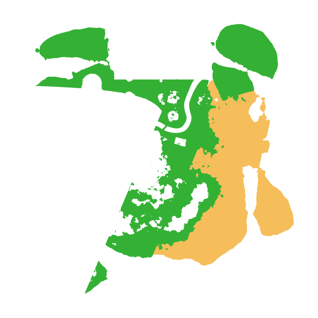 Biome Rust Map: Procedural Map, Size: 3000, Seed: 12153