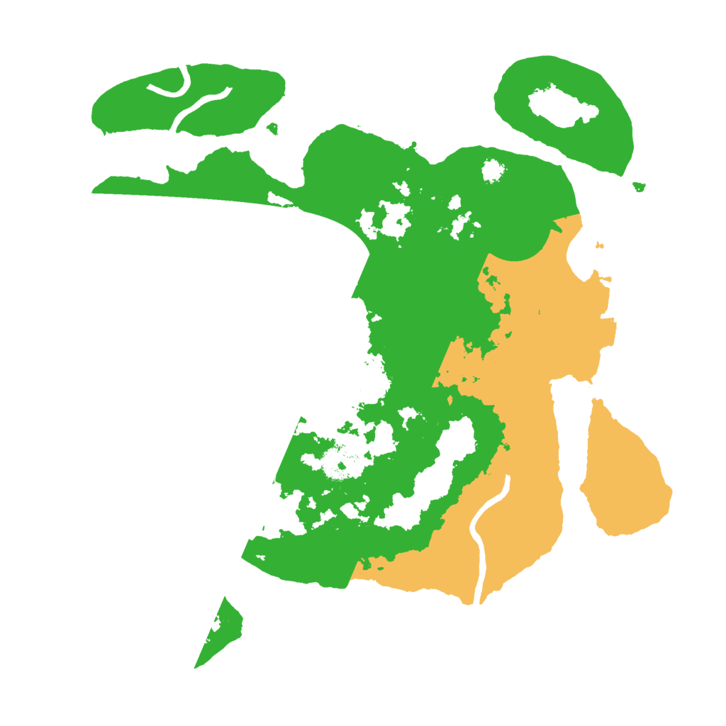 Biome Rust Map: Procedural Map, Size: 3000, Seed: 12153