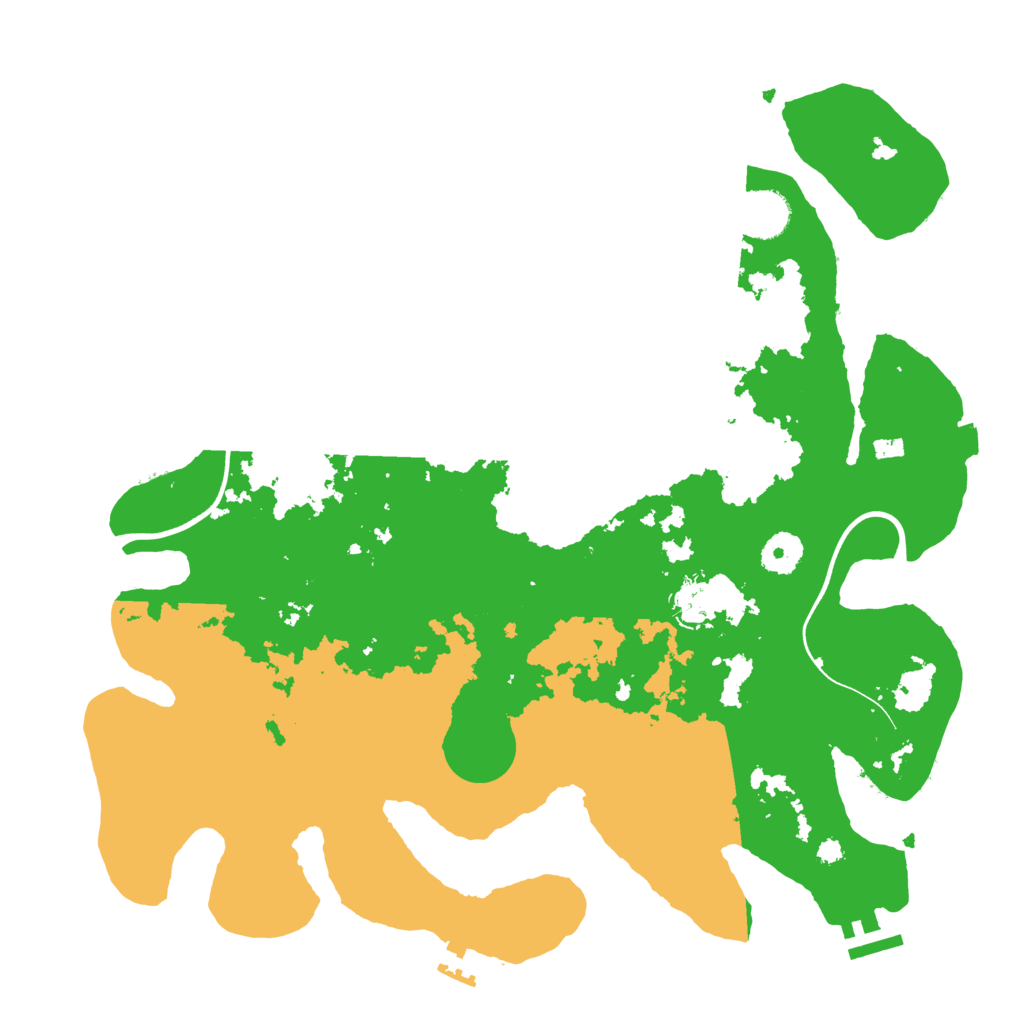 Biome Rust Map: Procedural Map, Size: 3750, Seed: 996594444