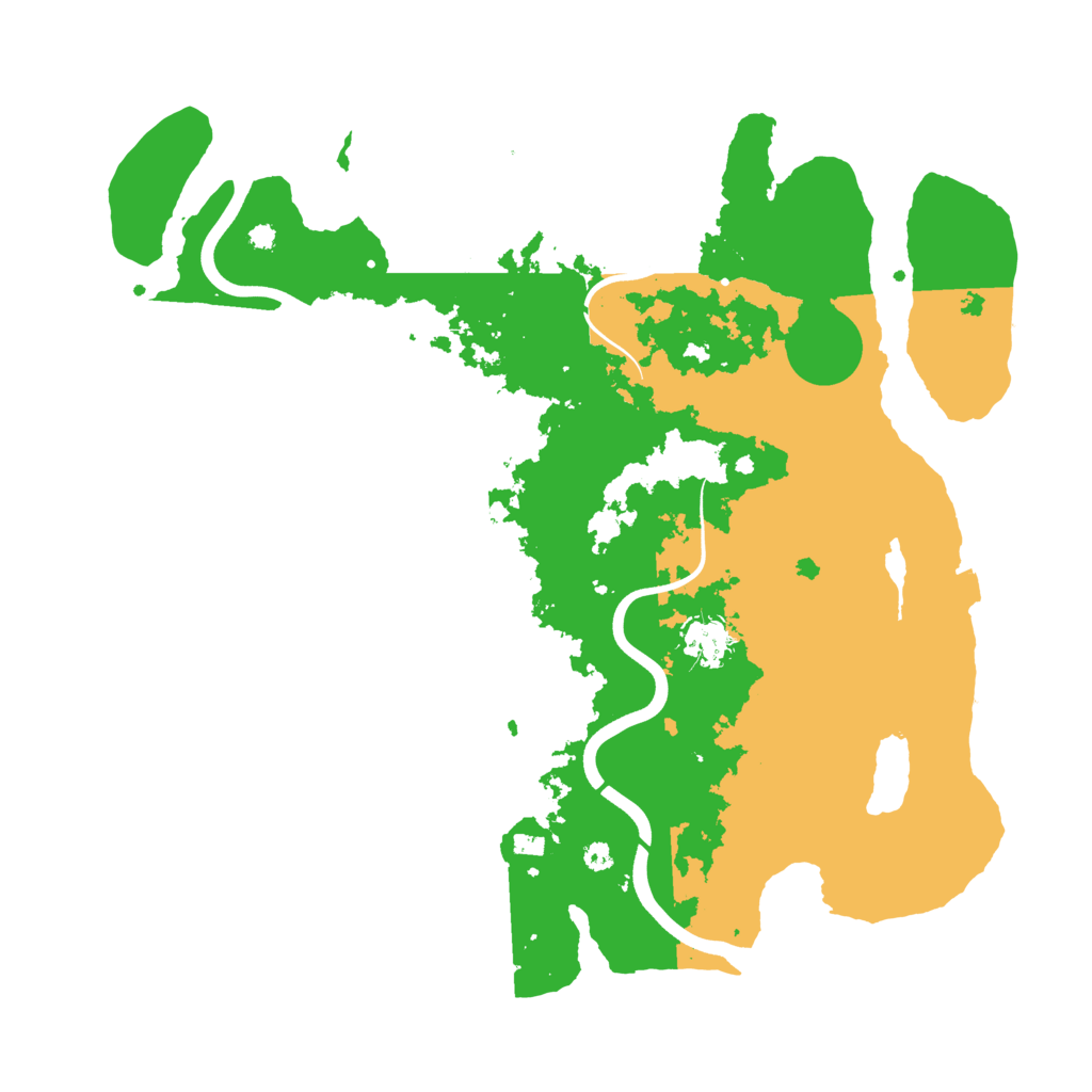 Biome Rust Map: Procedural Map, Size: 3800, Seed: 1768997352