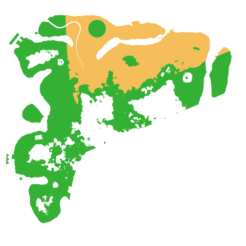 Biome Rust Map: Procedural Map, Size: 3700, Seed: 1631499987