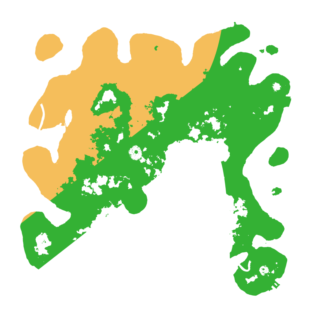 Biome Rust Map: Procedural Map, Size: 3500, Seed: 61008616